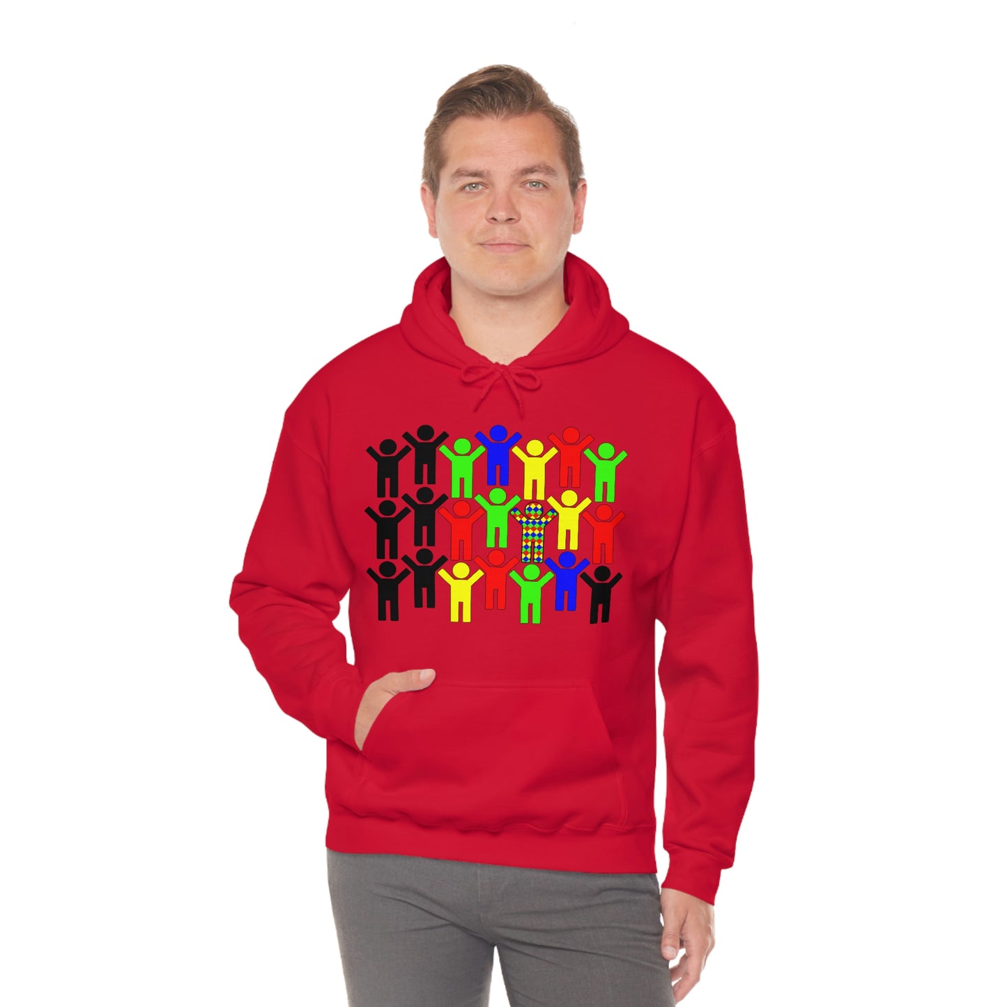 Unisex Heavy Blend™ Hooded Sweatshirt "Change the world by changing yourself"