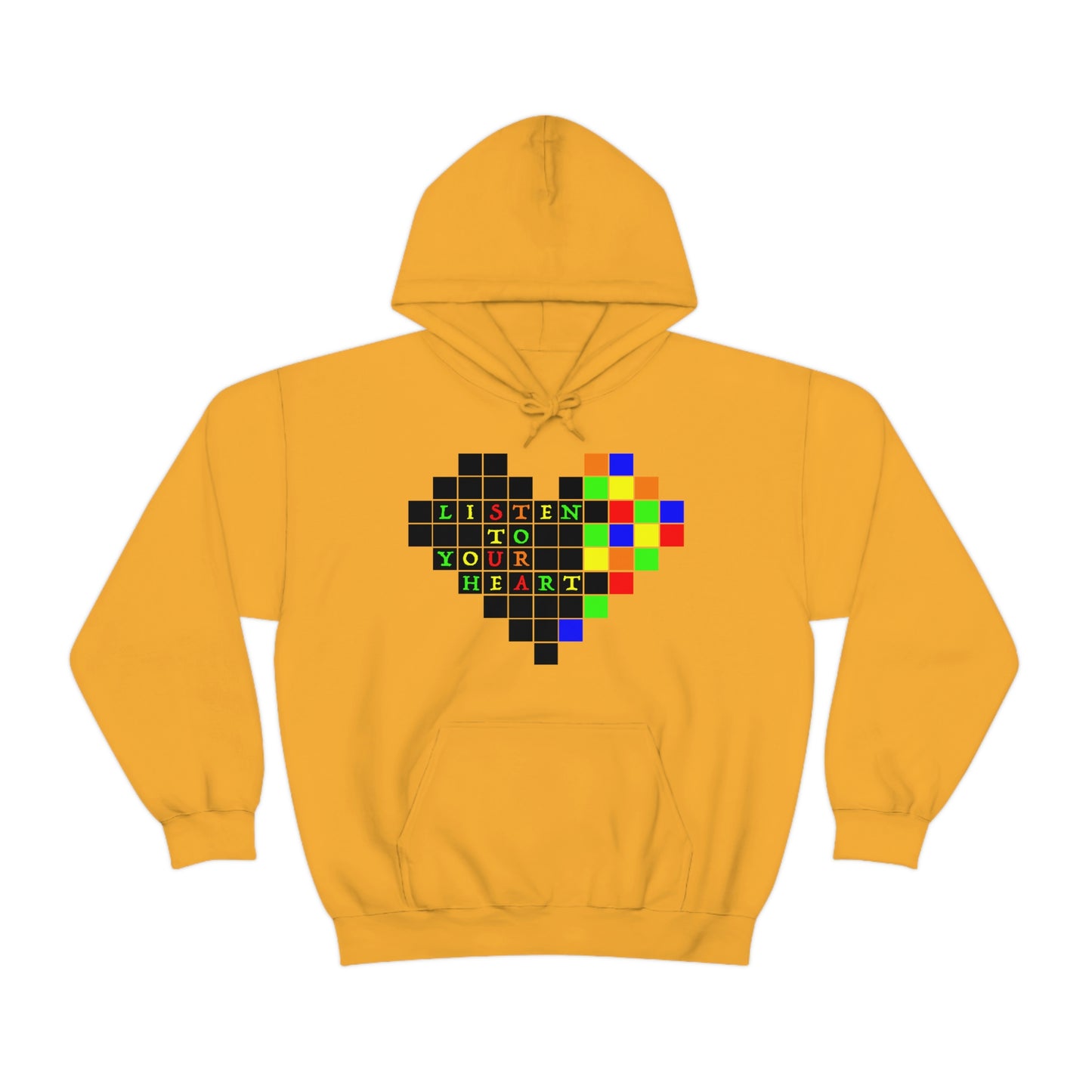 Unisex Heavy Blend™ Hooded Sweatshirt "Listen to your heart"