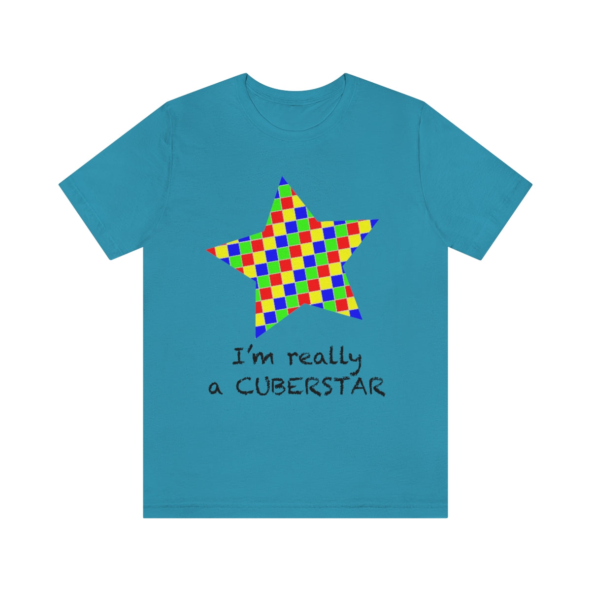 Unisex Jersey Short Sleeve Tee "I'm really a cuberstar"