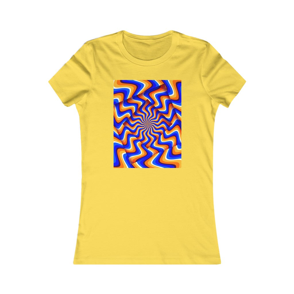 Women's Favorite Tee "Optical illusion Abstract turned frames"