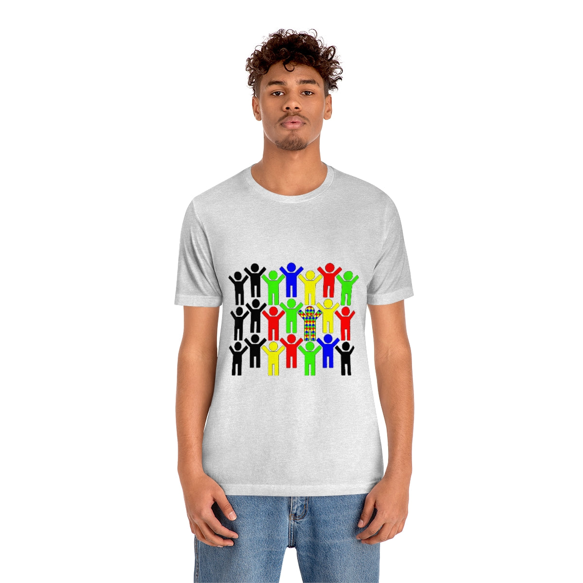 Unisex Jersey Short Sleeve Tee "Change the World by changing yourself"