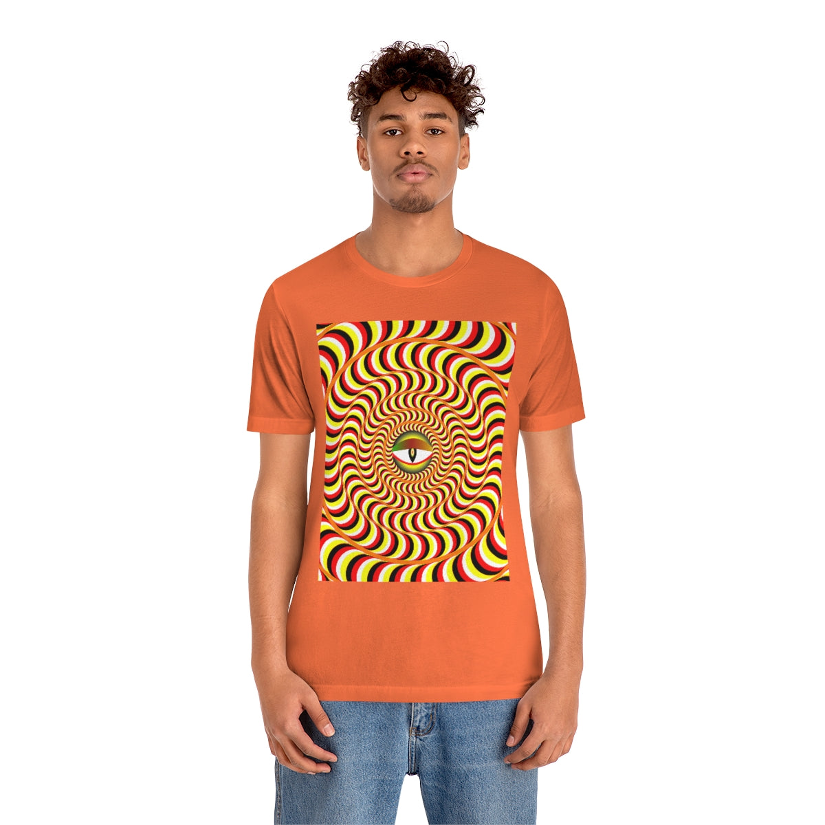 Unisex Jersey Short Sleeve Tee "Optical illusion Snake Eye"