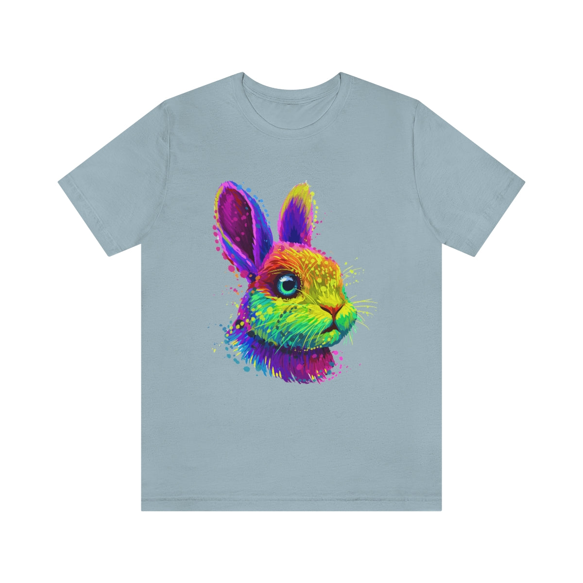 Unisex Jersey Short Sleeve Tee "Abstract colorful little rabbit"