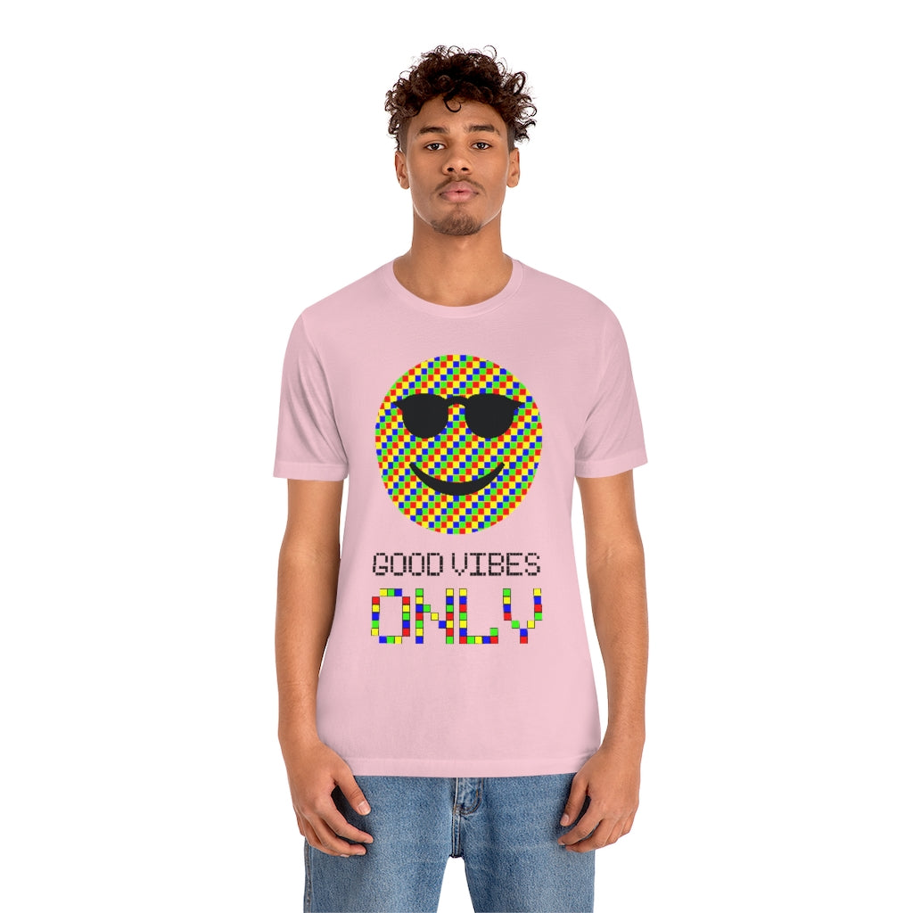 Unisex Jersey Short Sleeve Tee "Good vibes only"