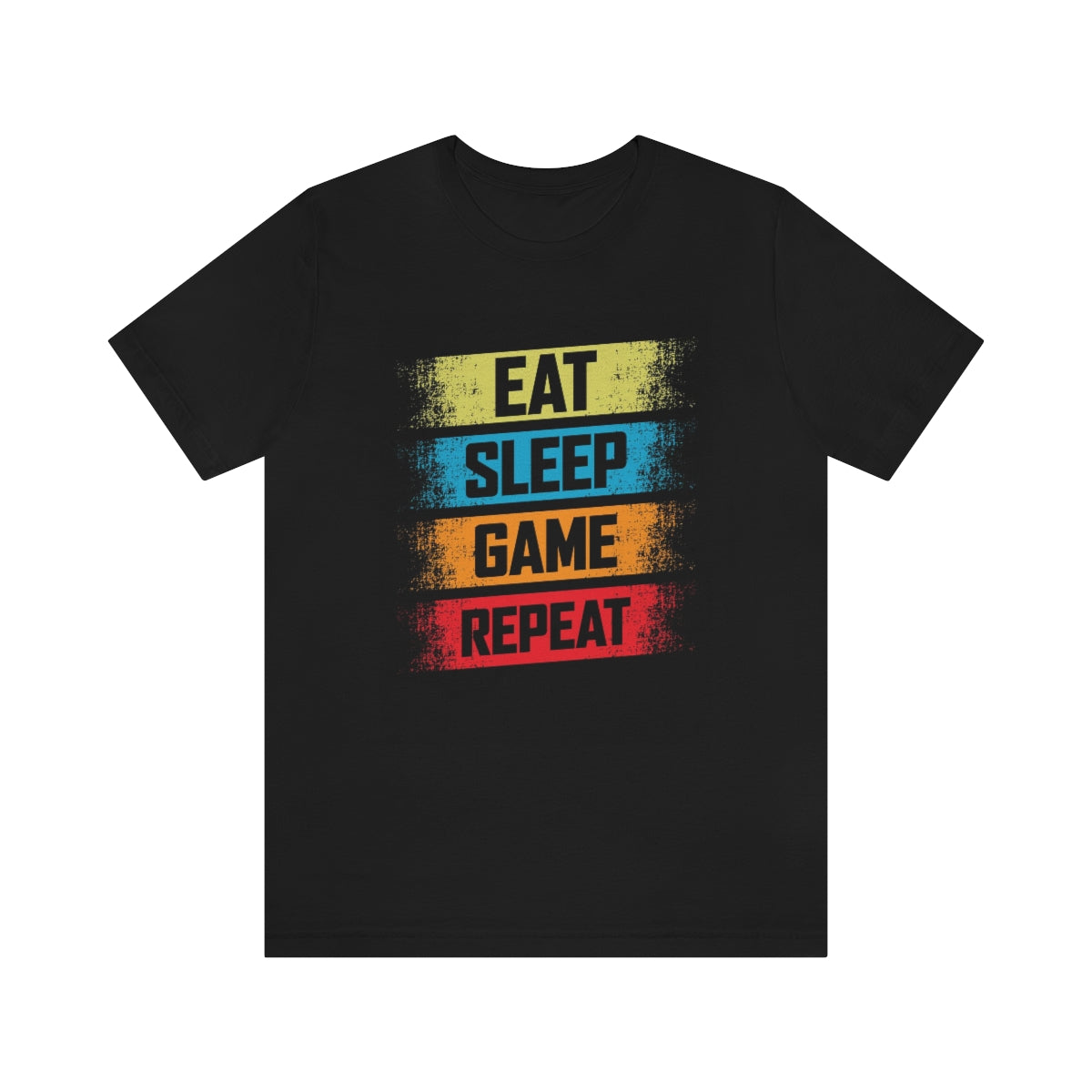 Unisex Jersey Short Sleeve Tee "Eat, sleep, game, repeat"