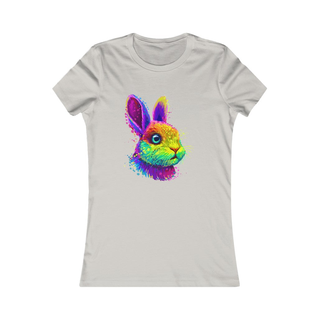 Women's Favorite Tee "Abstract colorful little rabbit"
