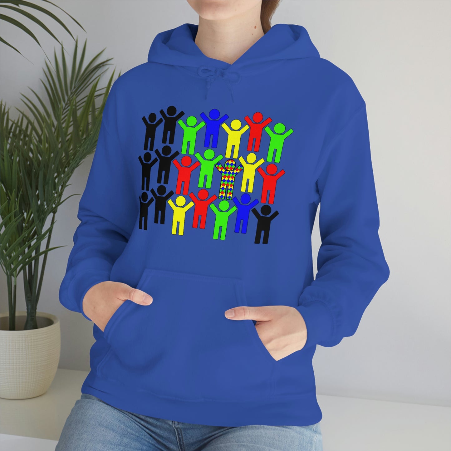 Unisex Heavy Blend™ Hooded Sweatshirt "Change the world by changing yourself"