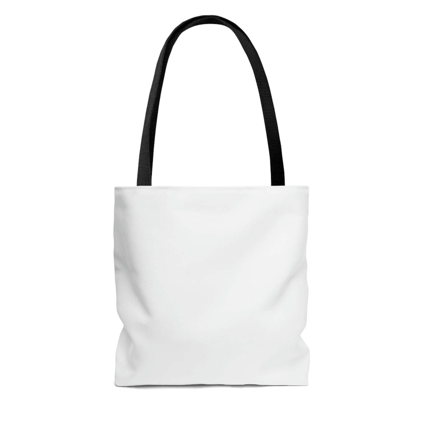 AOP Tote Bag "French bulldog with a headphones"