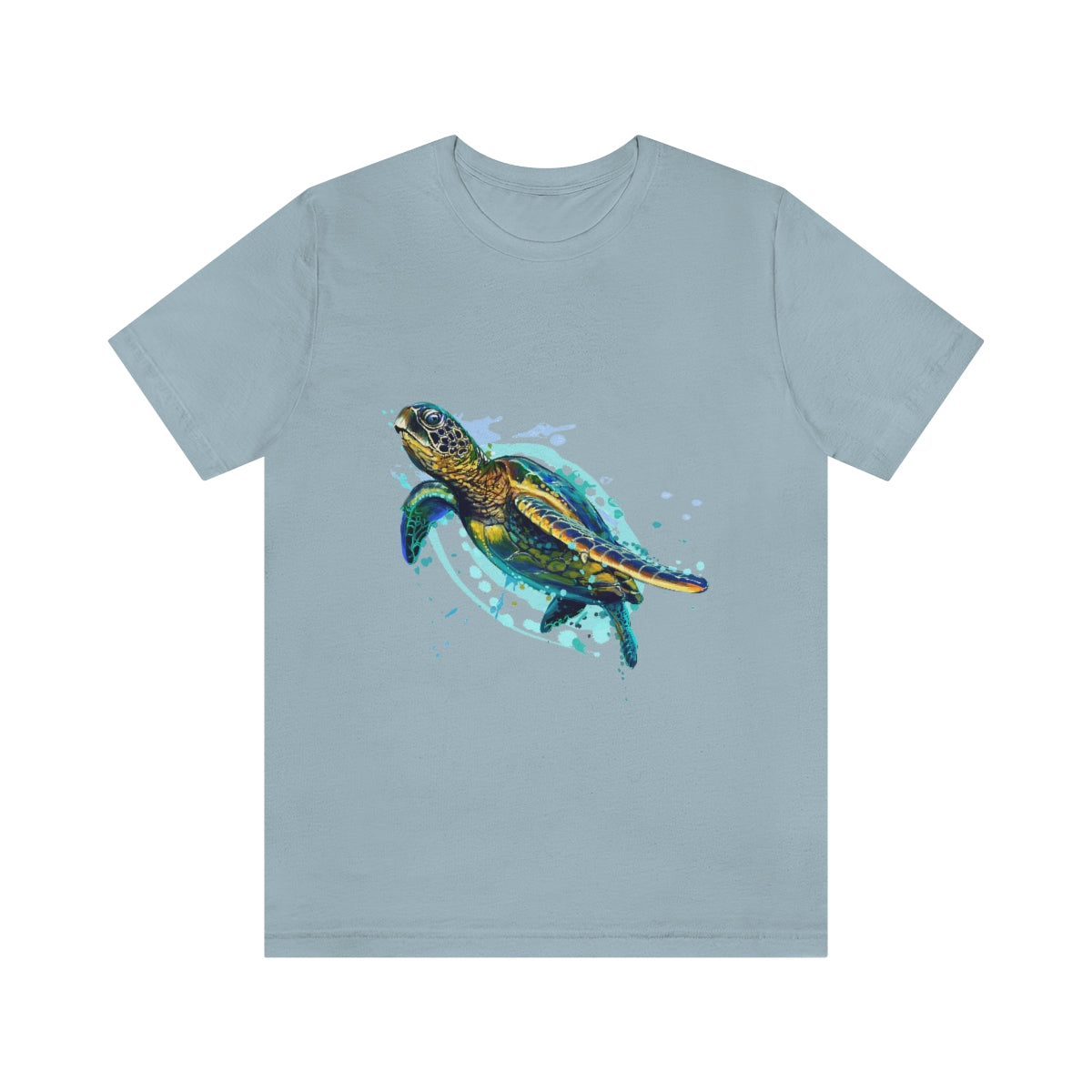Unisex Jersey Short Sleeve Tee "Sea colorful turtle"