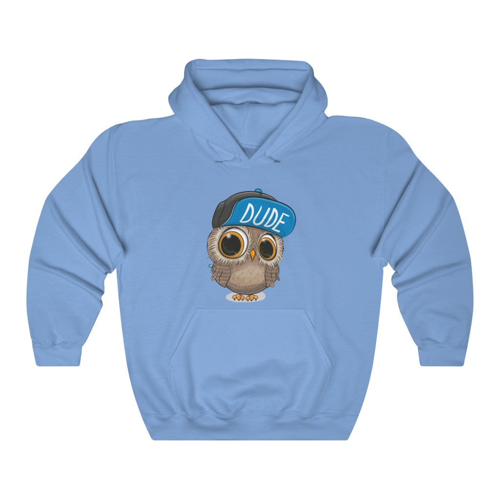 Unisex Heavy Blend™ Hooded Sweatshirt "Cute Cartoon Owl in a cap"