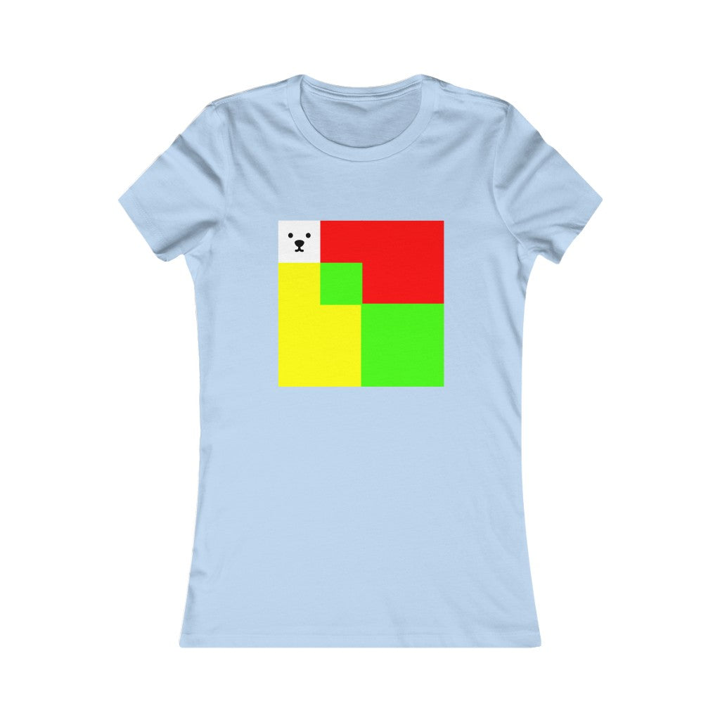 Women's Favorite Tee "CuBeArea abstract"