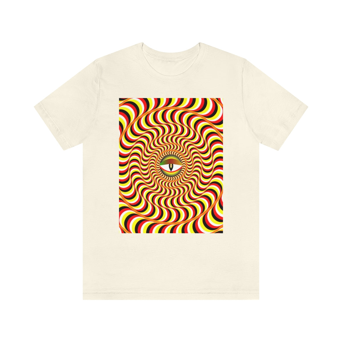 Unisex Jersey Short Sleeve Tee "Optical illusion Snake Eye"