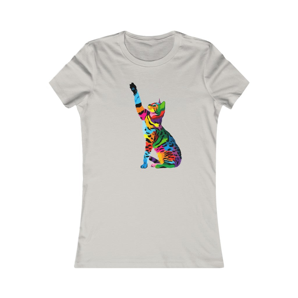 Women's Favorite Tee "Abstract bengal cat"