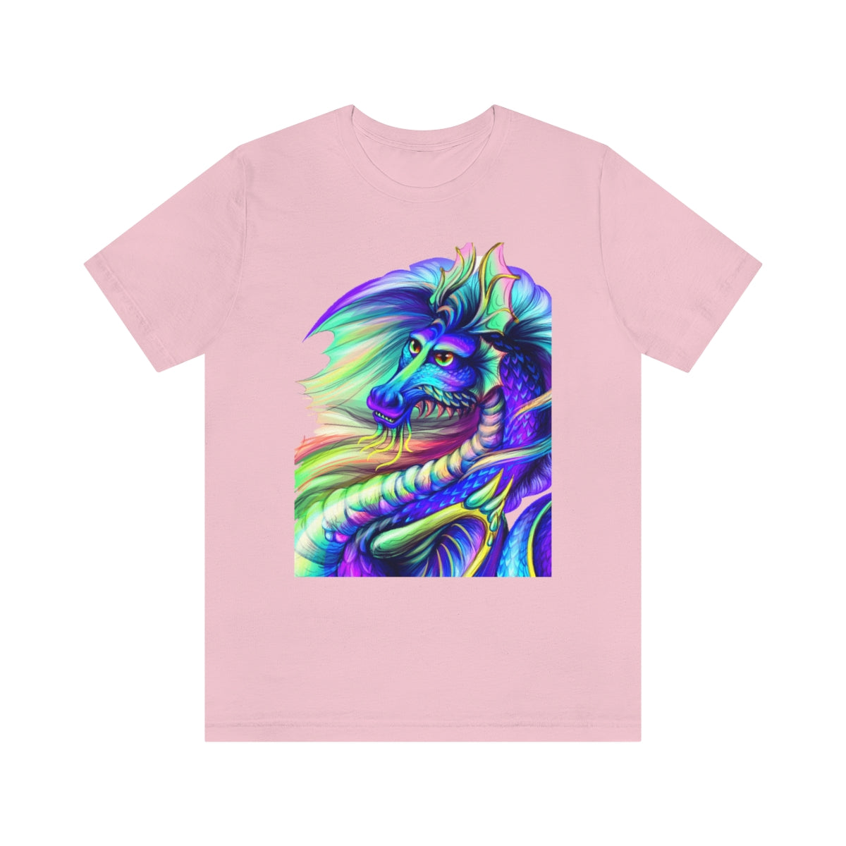 Unisex Jersey Short Sleeve Tee "Multi-colored dragon"