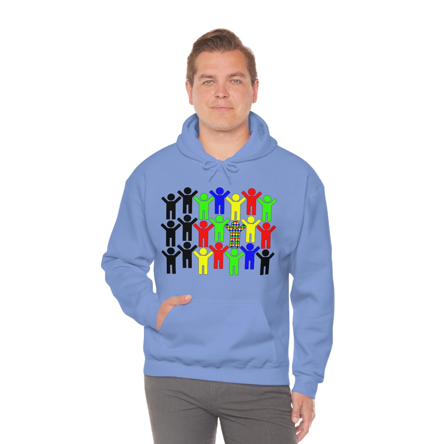 Unisex Heavy Blend™ Hooded Sweatshirt "Change the world by changing yourself"
