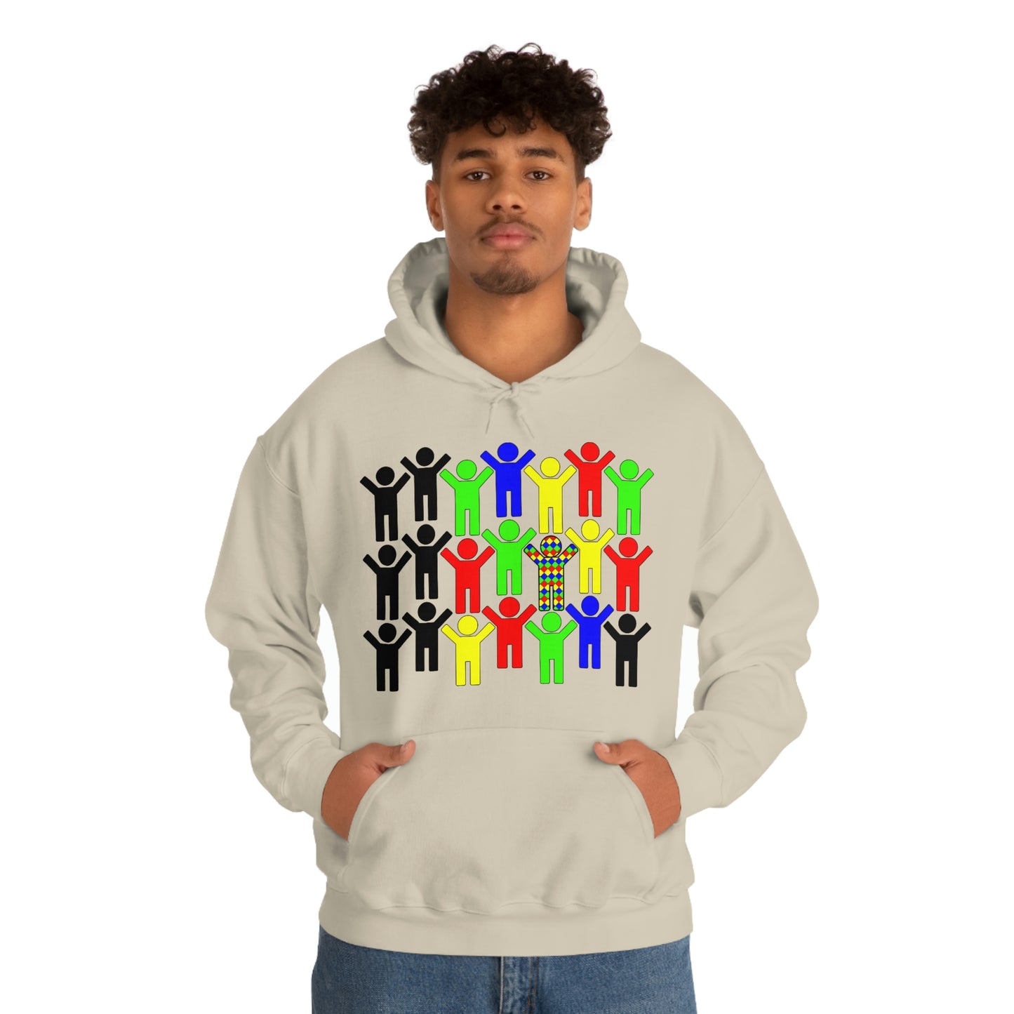Unisex Heavy Blend™ Hooded Sweatshirt "Change the world by changing yourself"