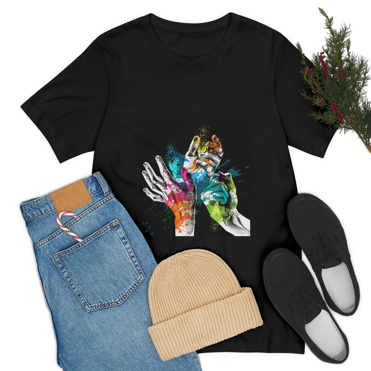 Unisex Jersey Short Sleeve Tee "Hands"
