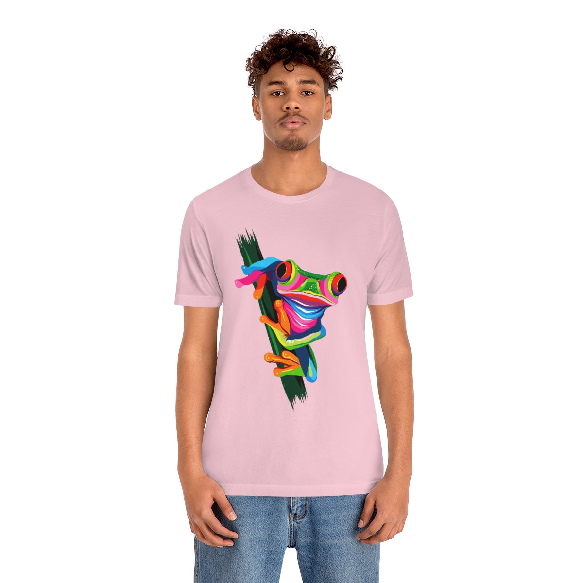 Unisex Jersey Short Sleeve Tee "Abstract colorful frog"