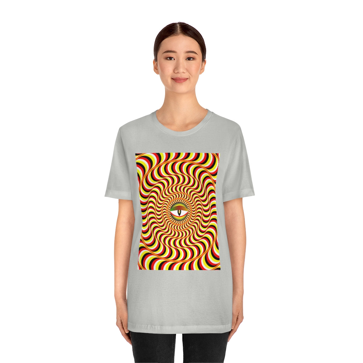 Unisex Jersey Short Sleeve Tee "Optical illusion Snake Eye"