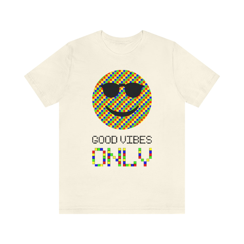 Unisex Jersey Short Sleeve Tee "Good vibes only"