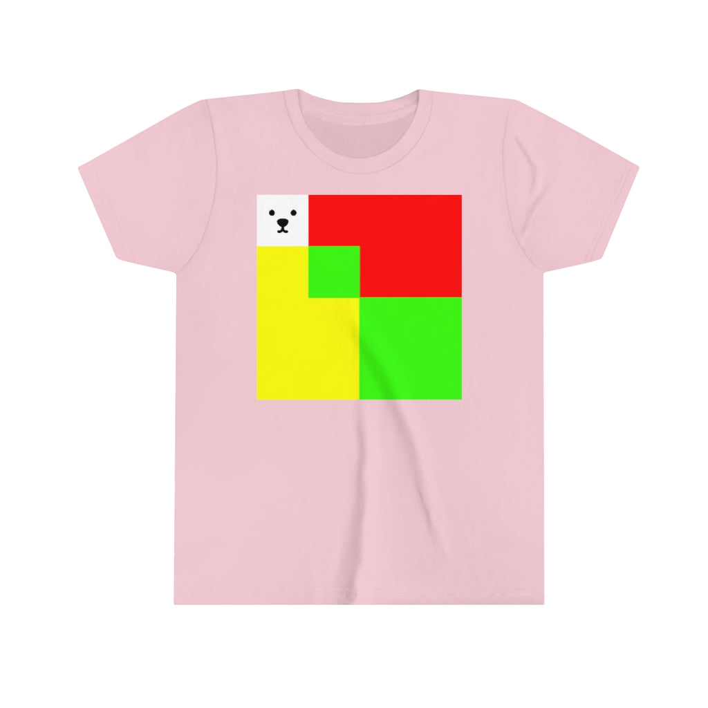 Youth Short Sleeve Tee "CuBeArea abstract"