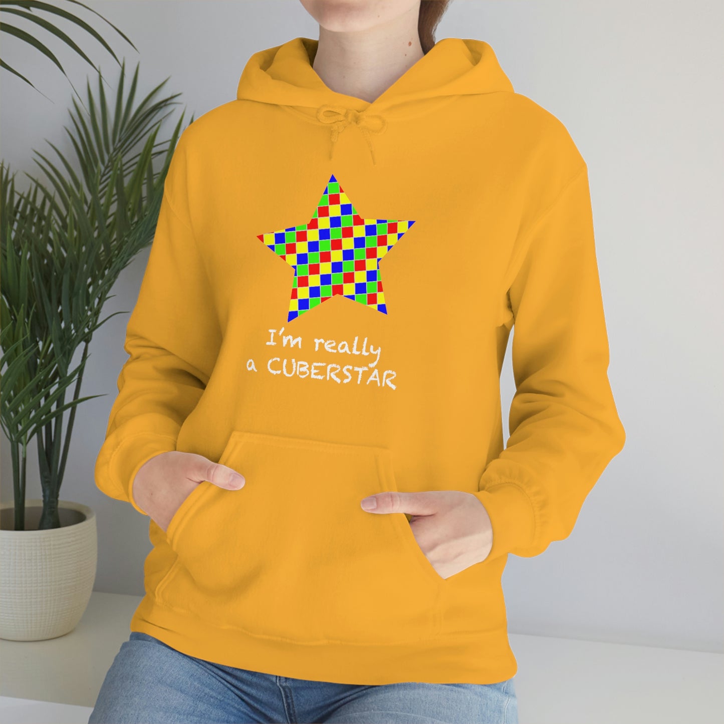 Unisex Heavy Blend™ Hooded Sweatshirt "I'm really a cuberstar"