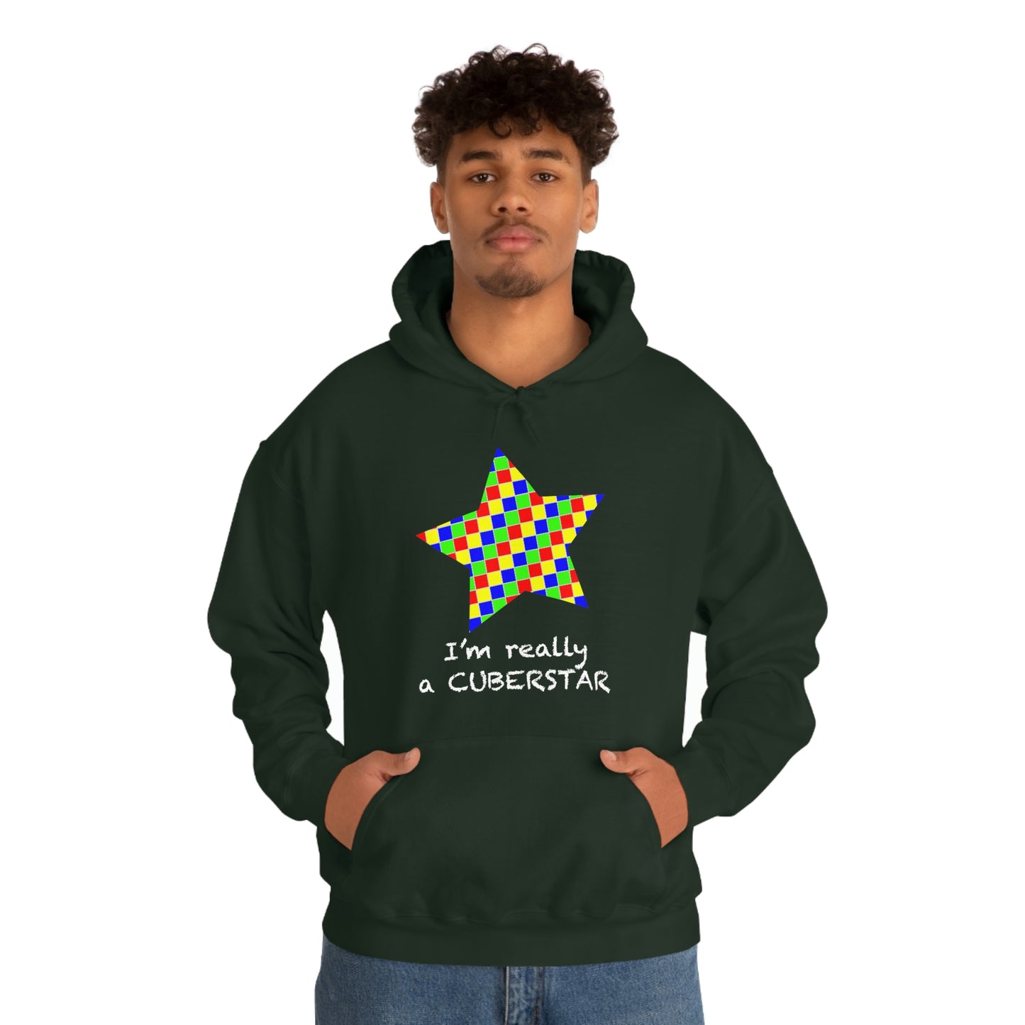 Unisex Heavy Blend™ Hooded Sweatshirt "I'm really a cuberstar"
