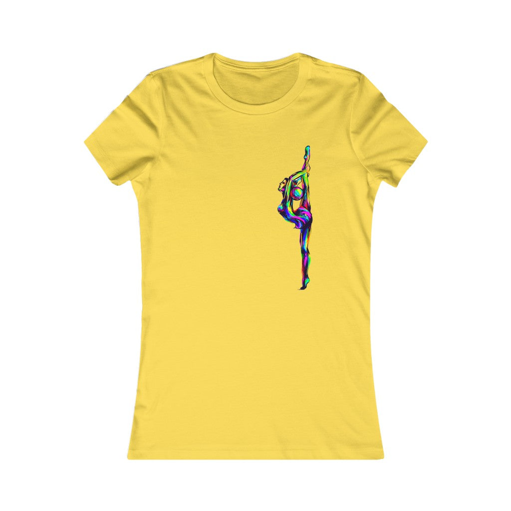 Women's Favorite Tee "Abstract girl gymnastics"