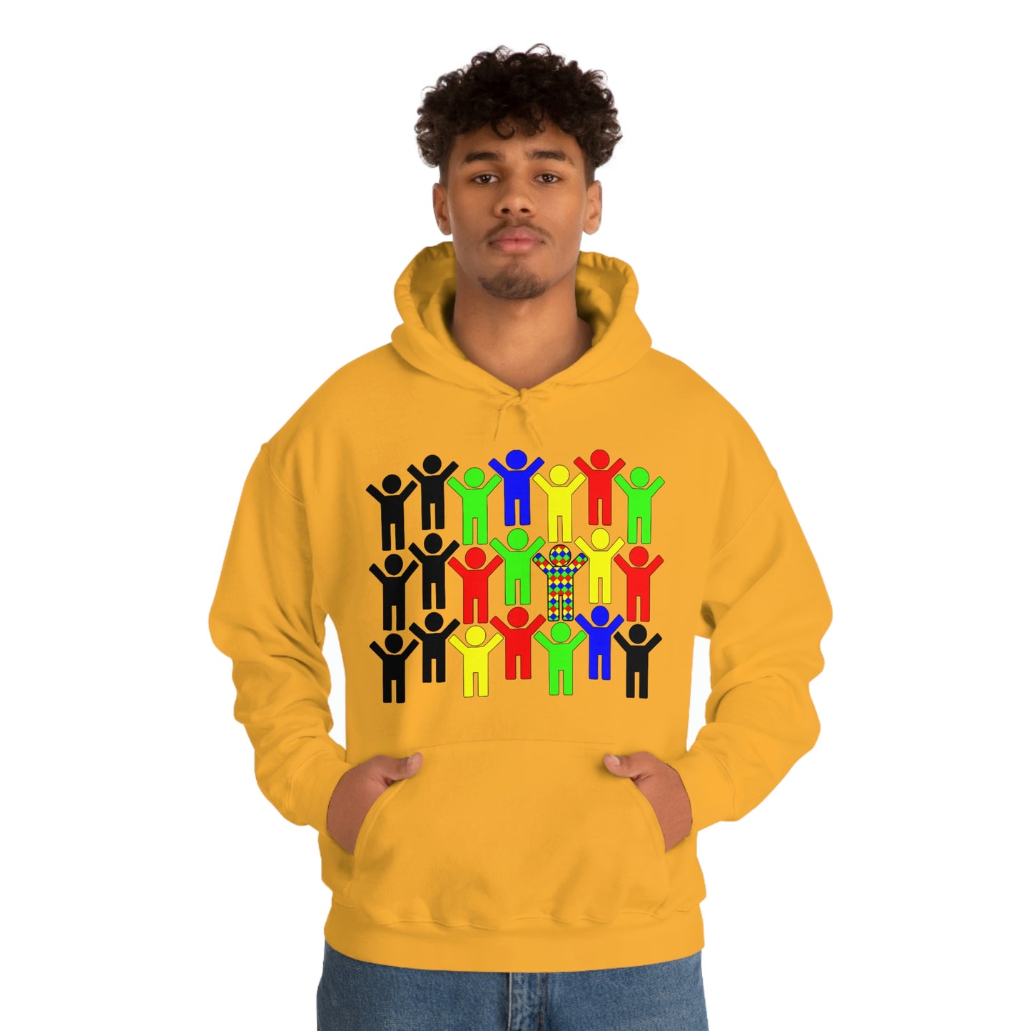 Unisex Heavy Blend™ Hooded Sweatshirt "Change the world by changing yourself"