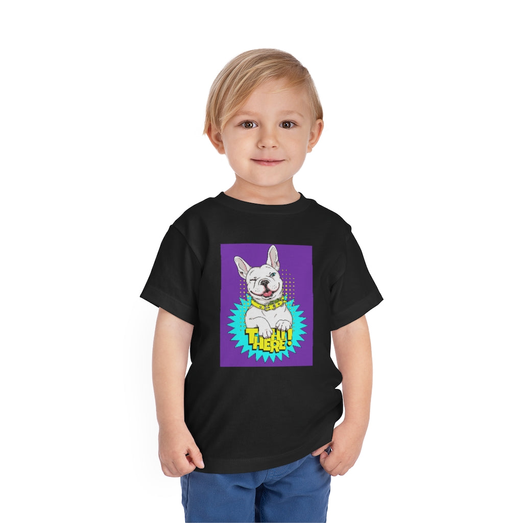 Kids Short Sleeve Tee "French bulldog Hi there!"