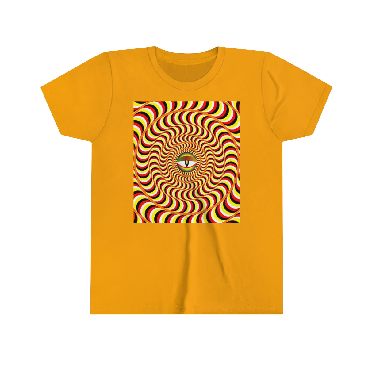 Youth Short Sleeve Tee "Optical illusion Snake Eye"