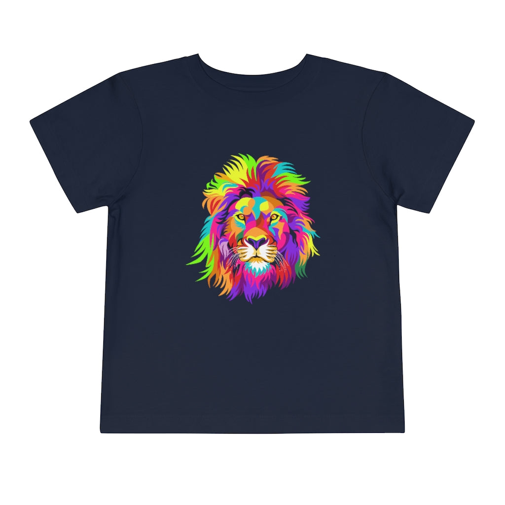 Kids Short Sleeve Tee "Colourful Lion"