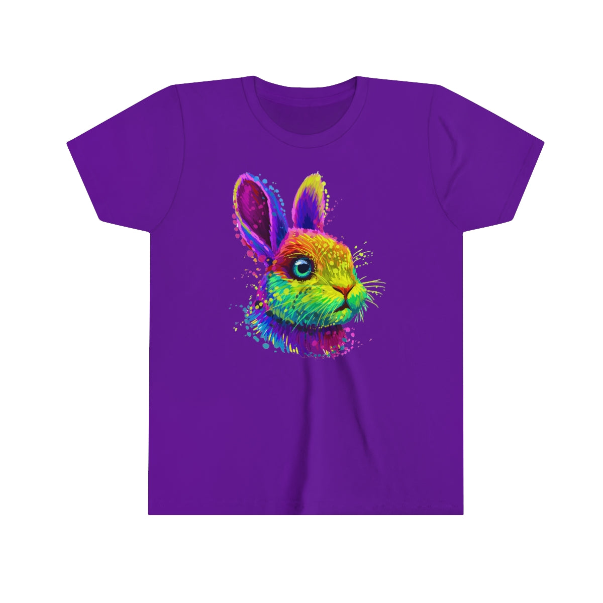 Youth Short Sleeve Tee "Abstract colorful little rabbit"
