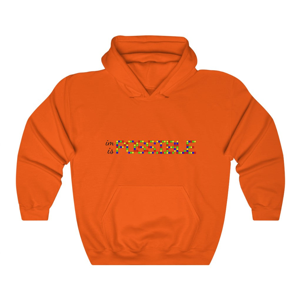 Unisex Heavy Blend™ Hooded Sweatshirt 'Impossible is possible'