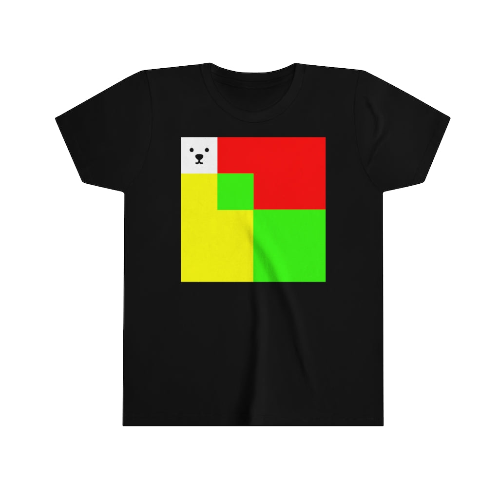 Youth Short Sleeve Tee "CuBeArea abstract"