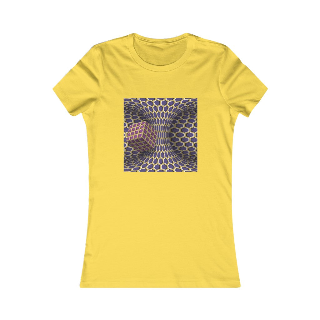 Women's Favorite Tee "Optical illusion Cube"