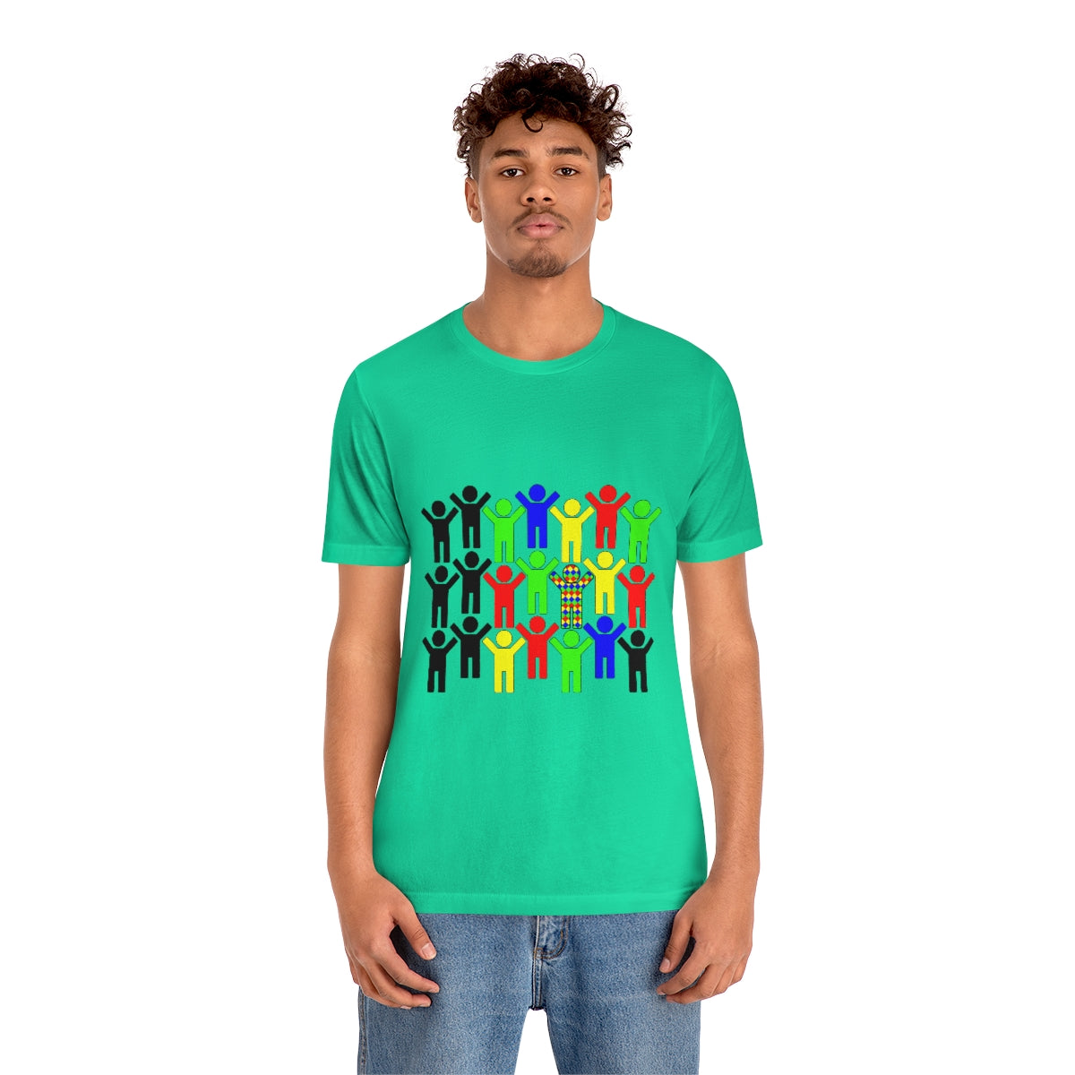 Unisex Jersey Short Sleeve Tee "Change the World by changing yourself"