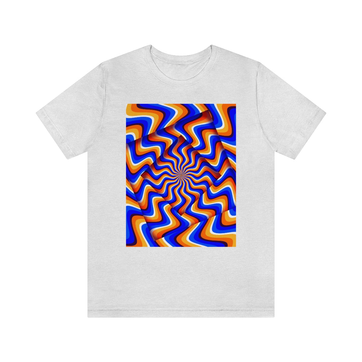 Unisex Jersey Short Sleeve Tee "Optical illusion Abstract turned frames"