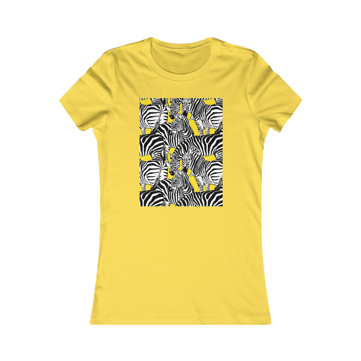 Women's Favorite Tee "Colorful zebras"