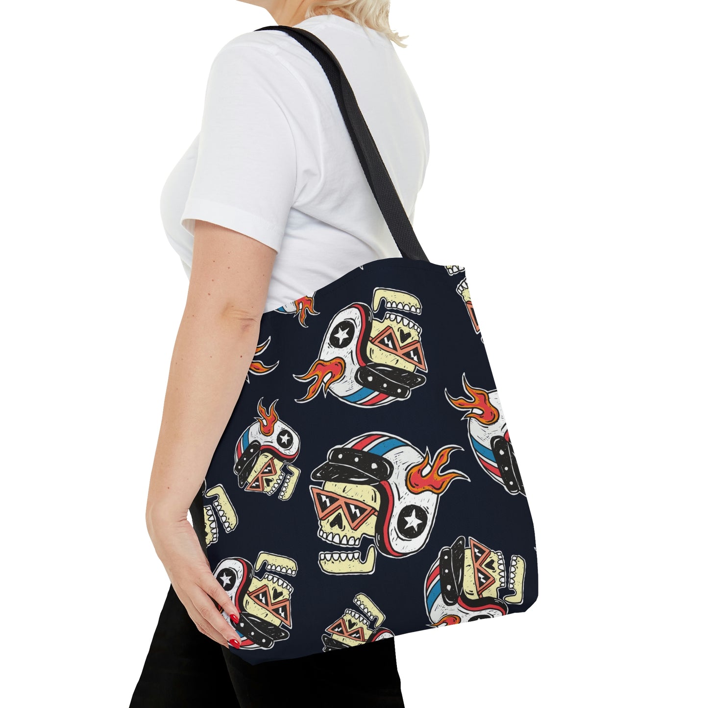 AOP Tote Bag "Skulls"