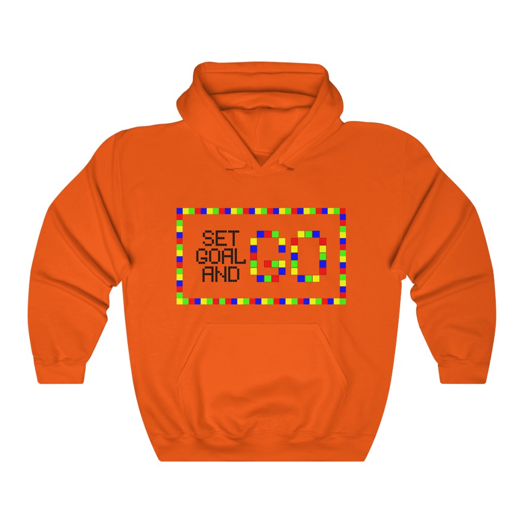 Unisex Heavy Blend™ Hooded Sweatshirt "Set goal and GO"