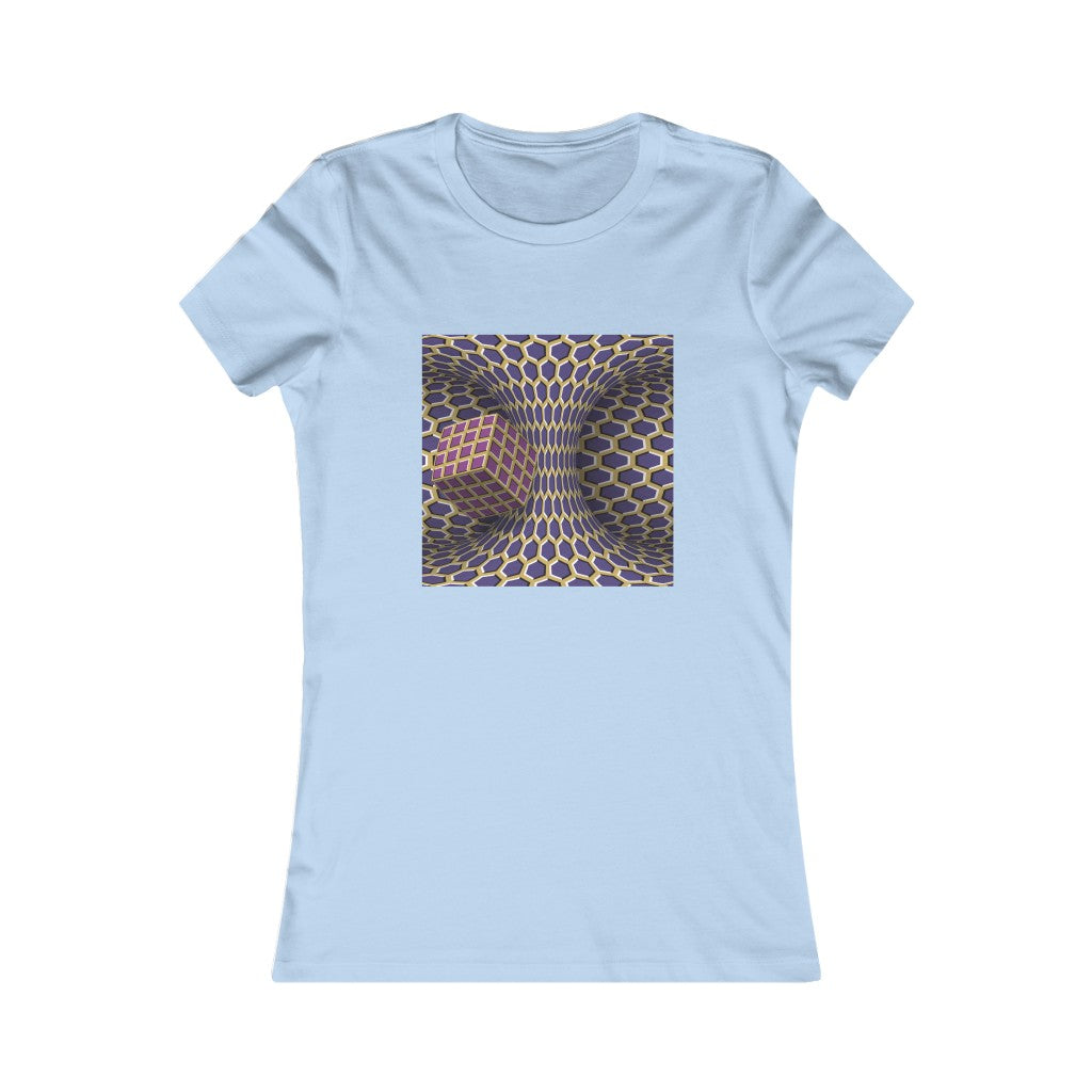 Women's Favorite Tee "Optical illusion Cube"
