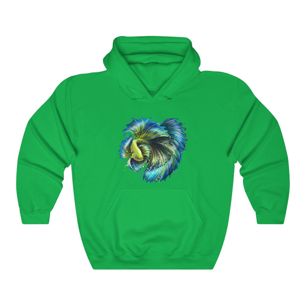 Unisex Heavy Blend™ Hooded Sweatshirt "Colorful tropical fish"