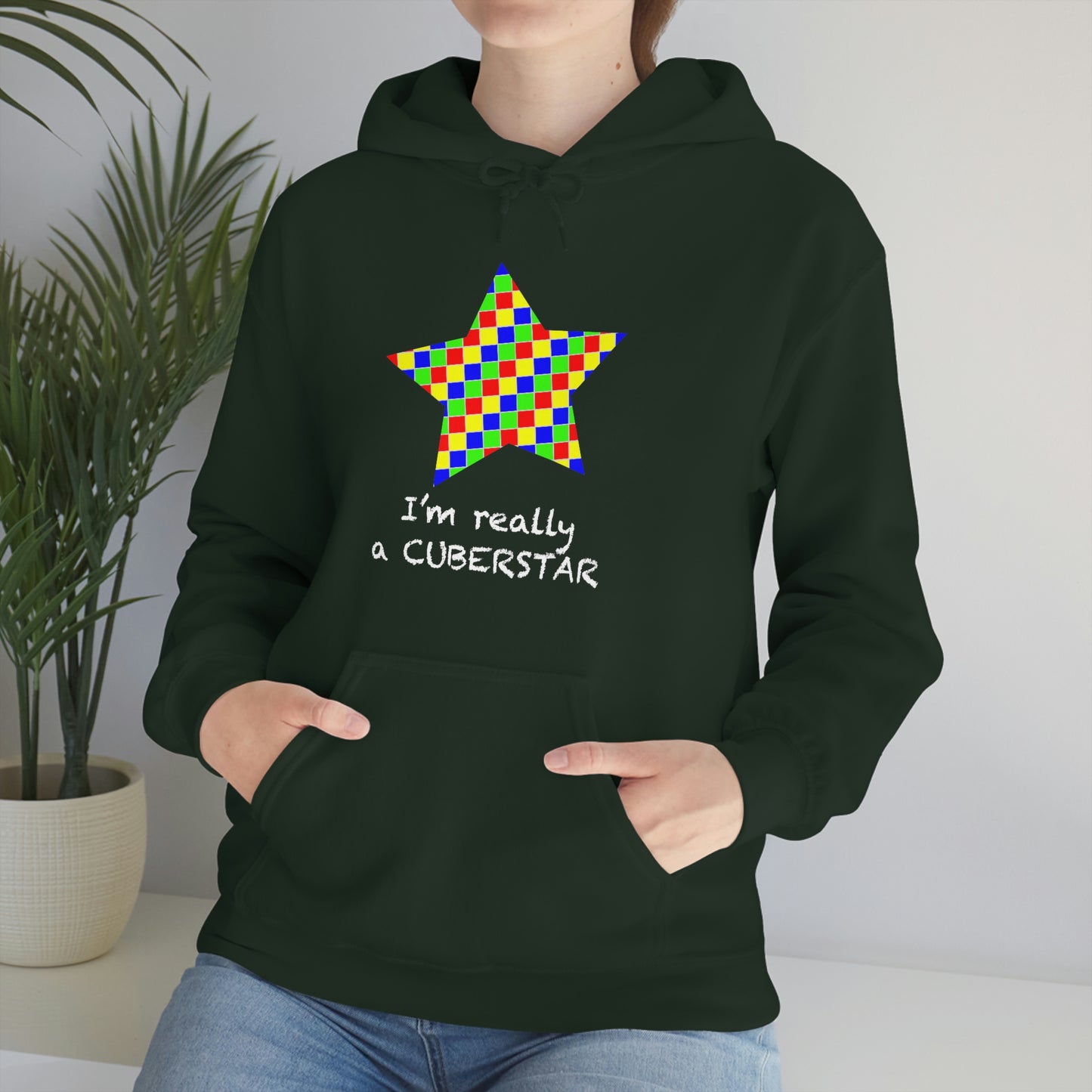 Unisex Heavy Blend™ Hooded Sweatshirt "I'm really a cuberstar"