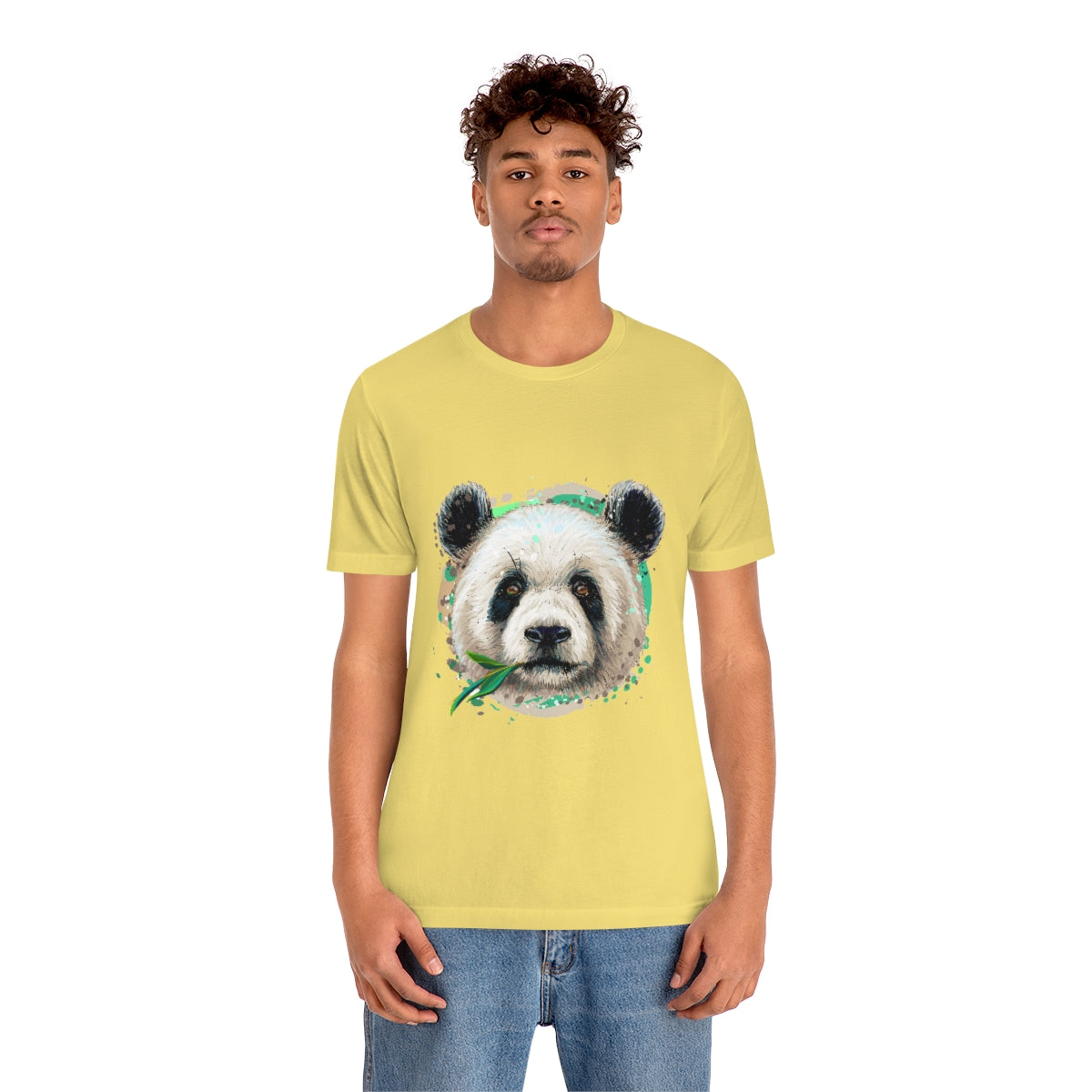 Unisex Jersey Short Sleeve Tee "Colorful panda"