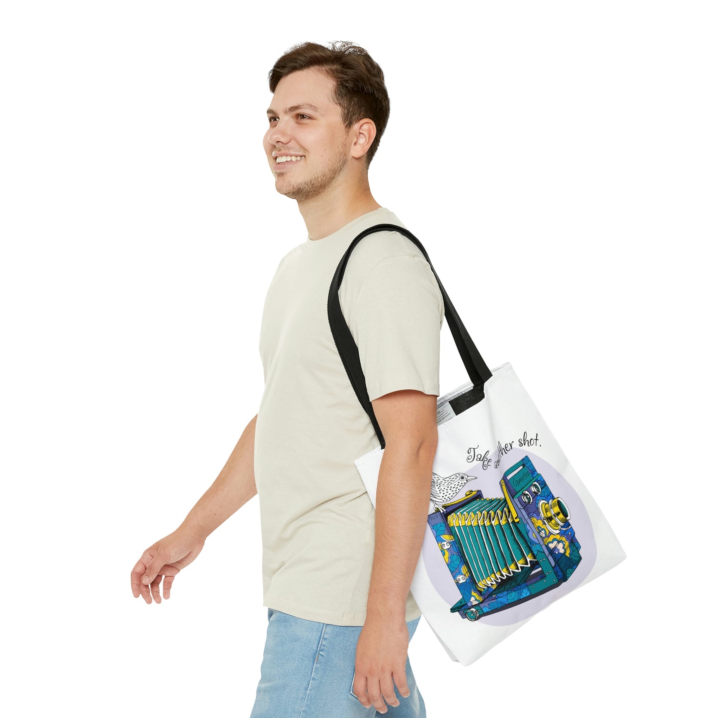 AOP Tote Bag "Take another shot"