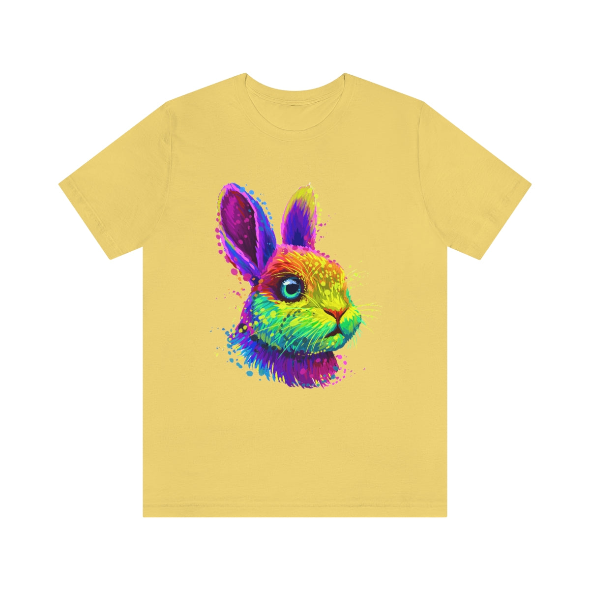 Unisex Jersey Short Sleeve Tee "Abstract colorful little rabbit"