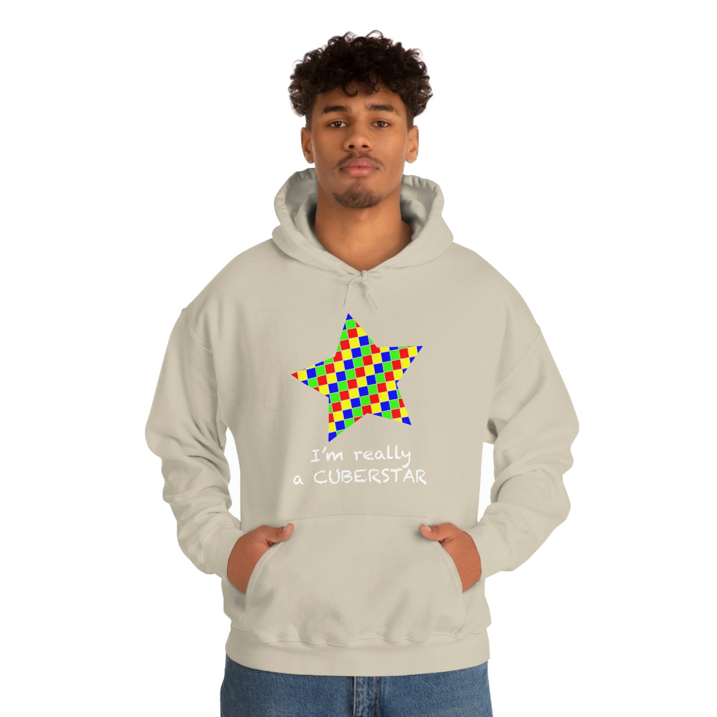 Unisex Heavy Blend™ Hooded Sweatshirt "I'm really a cuberstar"