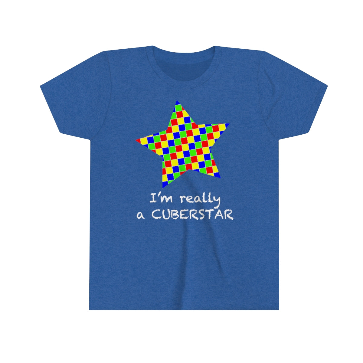 Youth Short Sleeve Tee "I'm really a cuberstar"