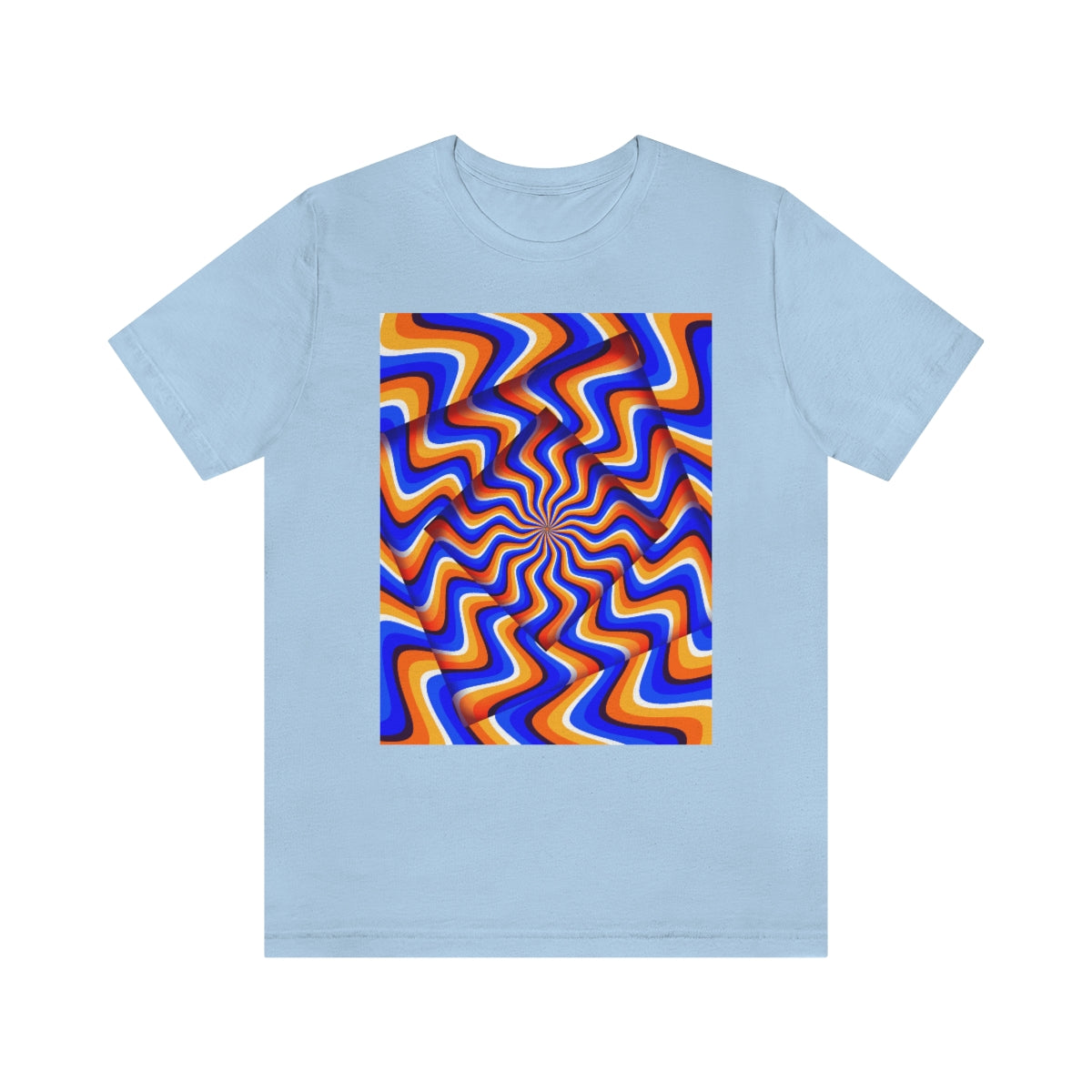 Unisex Jersey Short Sleeve Tee "Optical illusion Abstract turned frames"